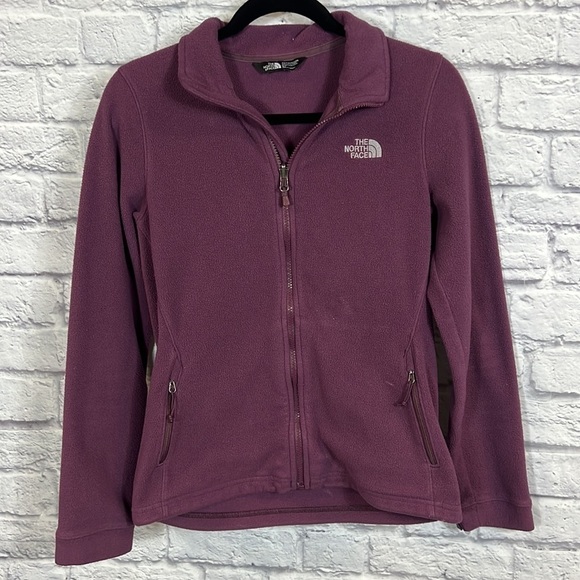 flawed the north face zip up teddy jacket | size small - Picture 1 of 11